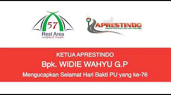 Selamat hari bakti kementerian PUPR ke 76, 3 Desember 2021, dari Ketua Aprestindo.